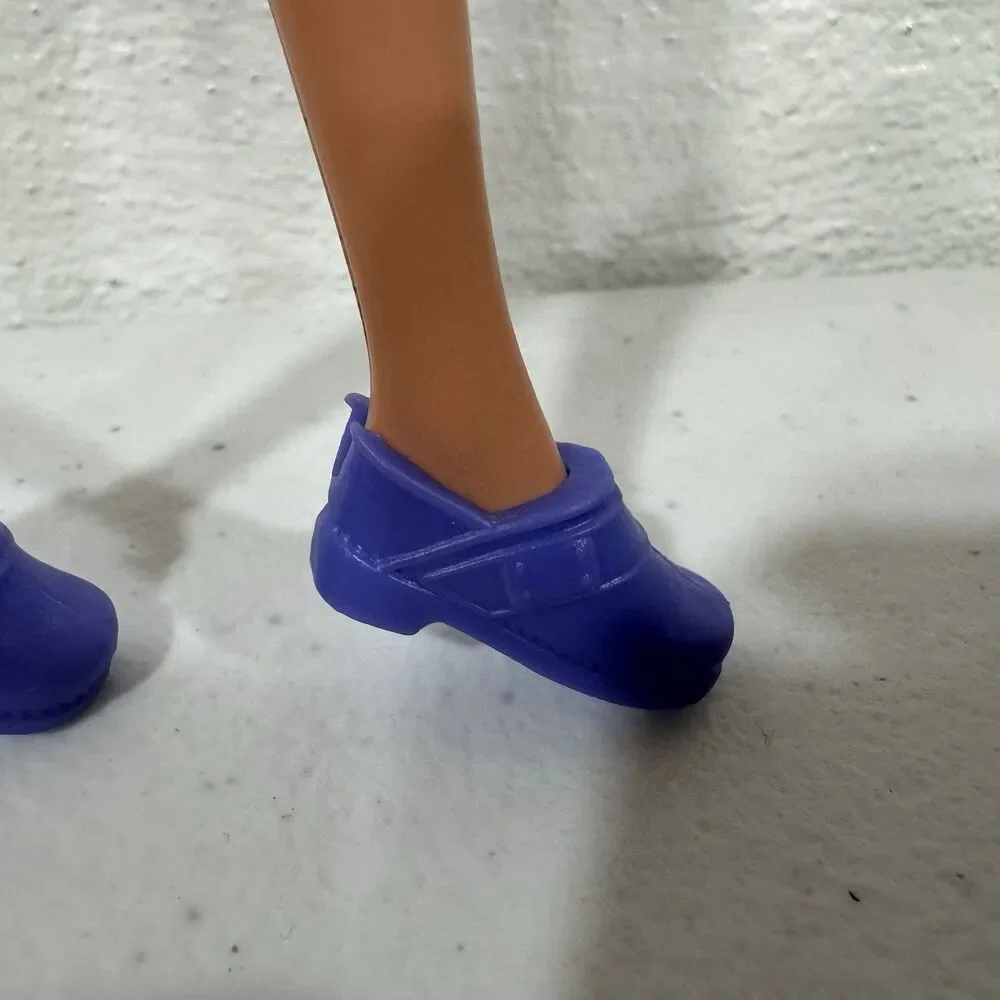 Barbie Made to Move Purple Flat Clogs Shoes Doll Clothes Accessory
